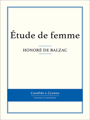 cover image of Étude de femme